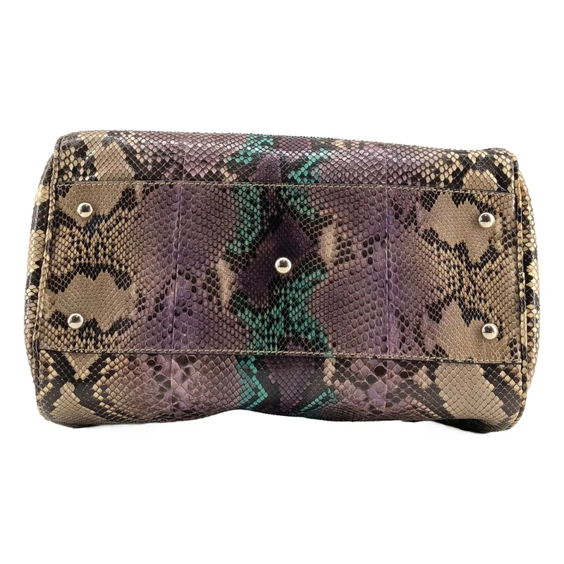 GUCCI / グッチ | パイソン ソーホ タッセル ボストンバッグ |