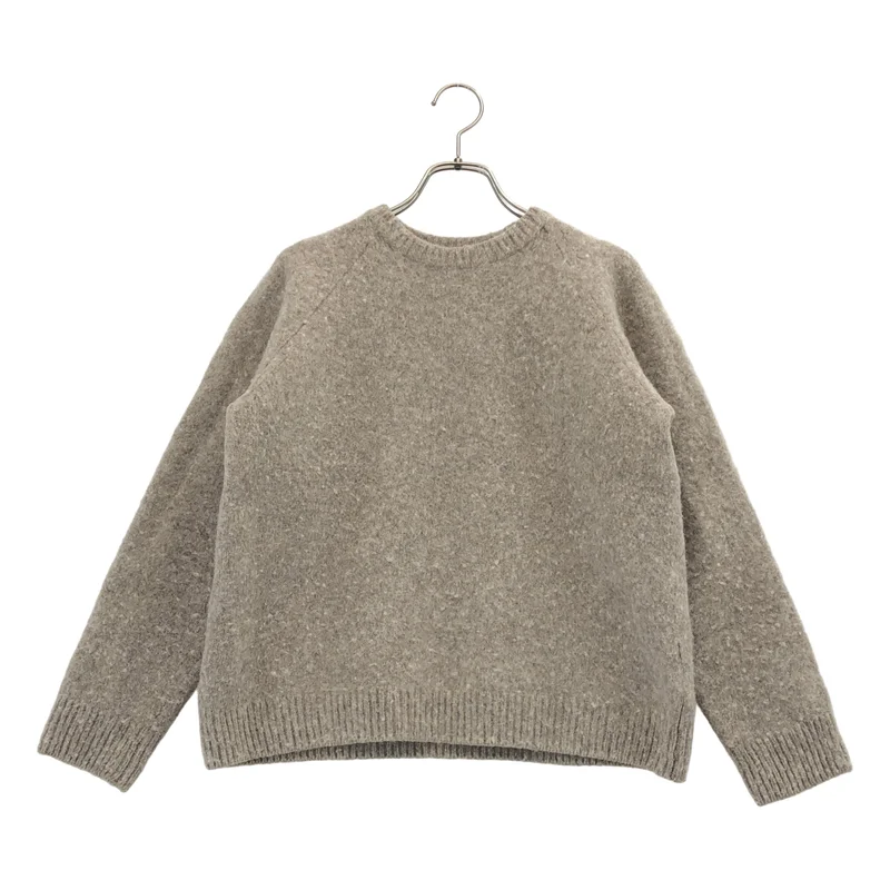 BATONER / バトナー | NAPPING WOOL CREW NECK / ナッピングウール クルーネックニット | 2 | レディース