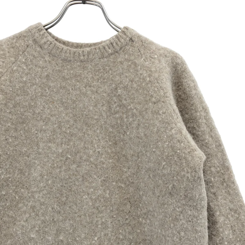 BATONER / バトナー | NAPPING WOOL CREW NECK / ナッピングウール クルーネックニット | 2 | レディース
