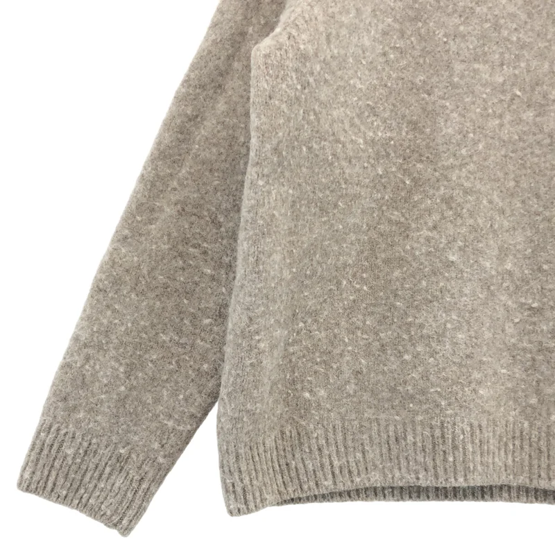 BATONER / バトナー | NAPPING WOOL CREW NECK / ナッピングウール クルーネックニット | 2 | レディース