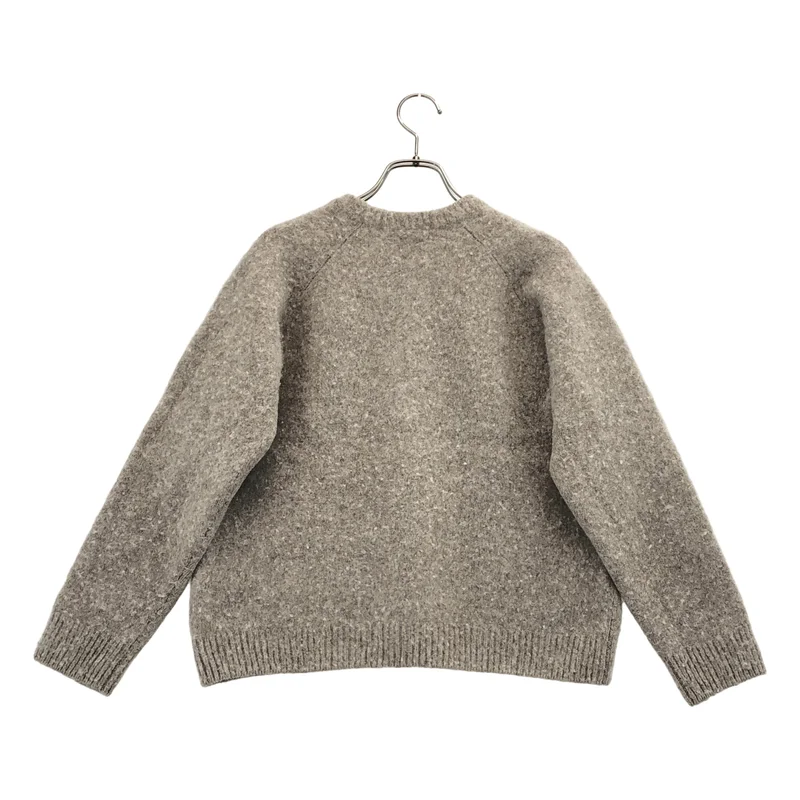 BATONER / バトナー | NAPPING WOOL CREW NECK / ナッピングウール クルーネックニット | 2 | レディース