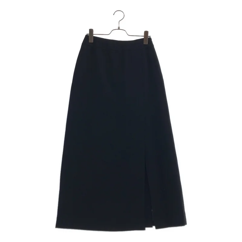 CHANEL / シャネル | ウール ココマークボタン ロングスカート | 38 | レディース