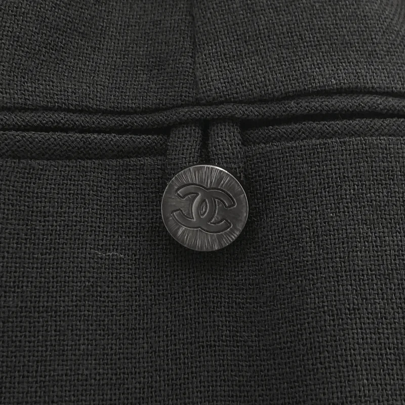 CHANEL / シャネル | ウール ココマークボタン ロングスカート | 38 | レディース