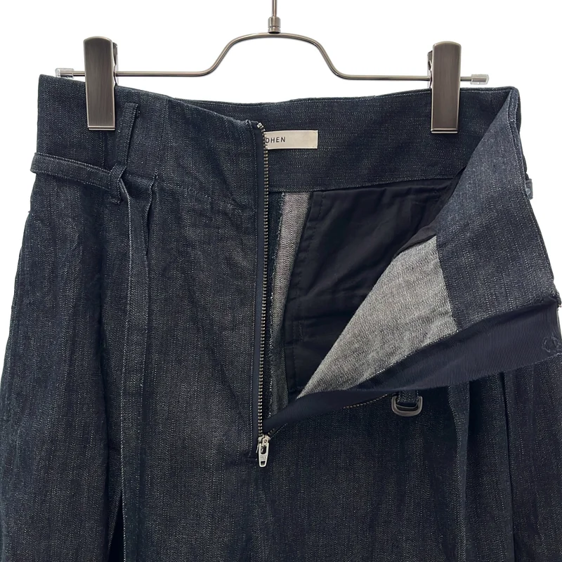 LOHEN / ローヘン | 2026SS | HIGH WAIST 2TUCK DENIM デニムパンツ | 38 | レディース