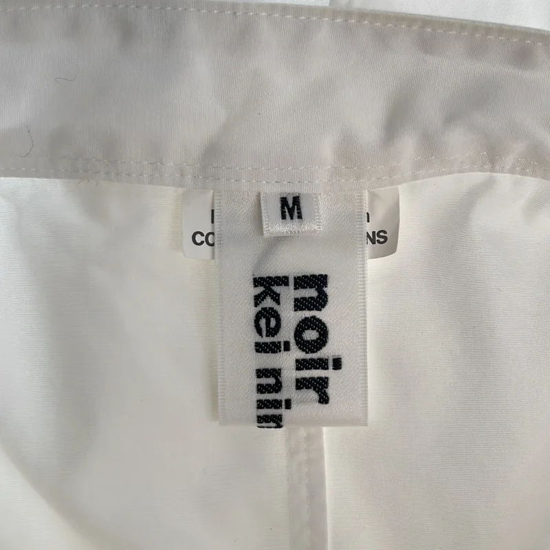 noir kei ninomiya / ノワールケイニノミヤ | 2024SS | コットン アシンメトリーシャツ | M | レディース