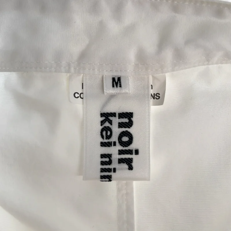 noir kei ninomiya / ノワールケイニノミヤ | 2024SS | コットン アシンメトリーシャツ | M | レディース