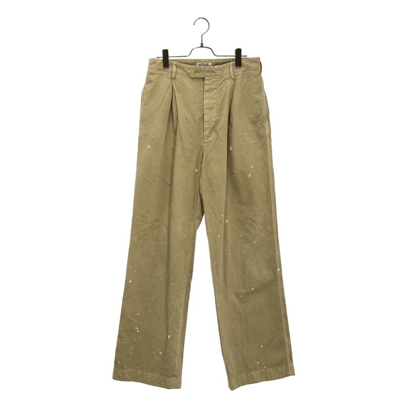 AURALEE / オーラリー | 2026SS | GARMENT-DYED FINX LIGHT CHINO ONE-TUCK WIDE PANTS / ガーメントダイ フィンクスライト チノワンタックワイドパンツパンツ | 4 | メンズ