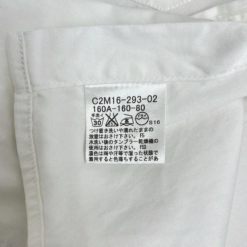 BURBERRY LONDON / バーバリーロンドン | ワンポイントロゴ ボタンダウン シャツ | 160 | レディース