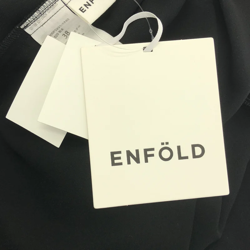 ENFOLD / エンフォルド | PEライトジョーゼット ゴムテーパード トラウザーズ パンツ | 38 | レディース