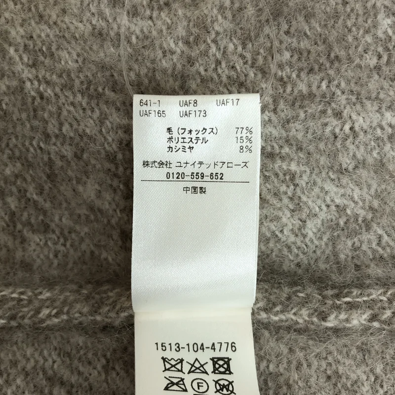 UNITED ARROWS / ユナイテッドアローズ | 2024AW | フォックスカシミヤ クルーネックニット |