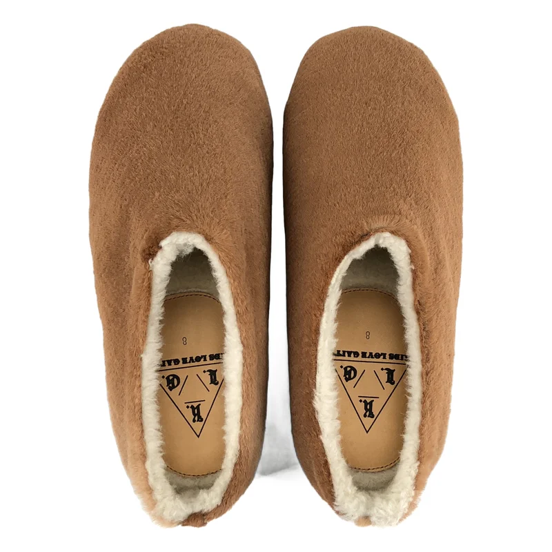KIDS LOVE GAITE / キッズラブゲイト | Vibram SLIP-ON / ビブラムソール ファー スリッポン シューズ | 8 | メンズ