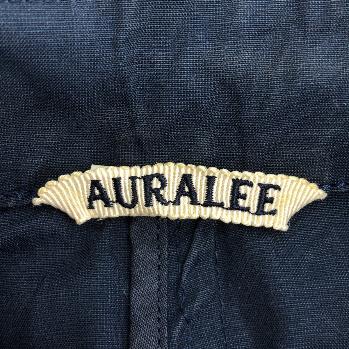 AURALEE / オーラリー | コットン ステンカラーコート | 1 | ネイビー