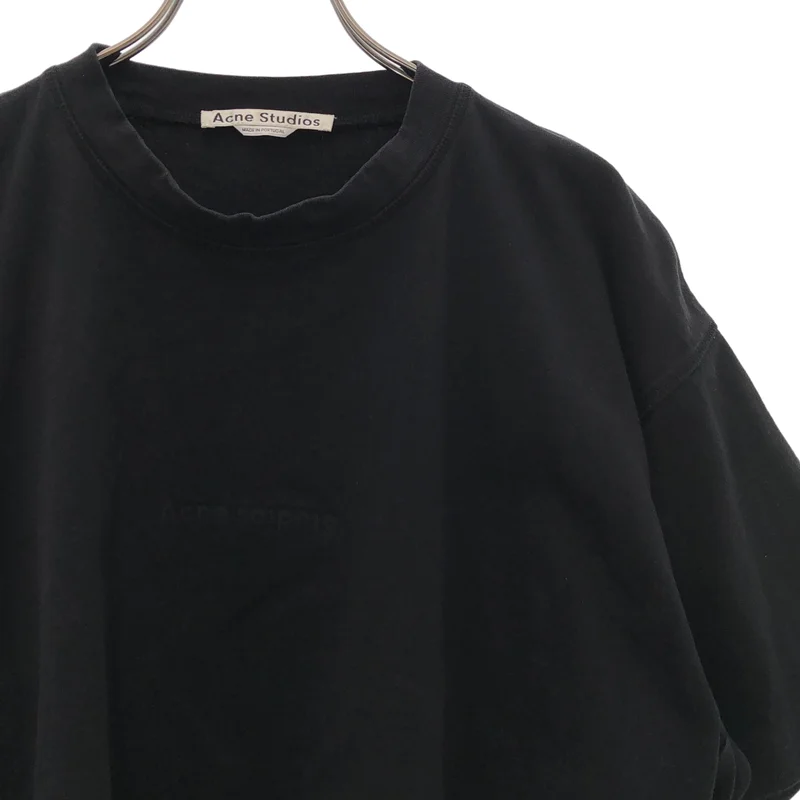 Acne Studios / アクネストゥディオズ | CYLEA EMBOSS エンボスロゴ クロップド Tシャツ | XXS | レディース