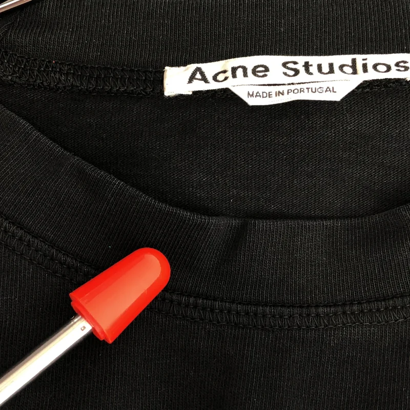 Acne Studios / アクネストゥディオズ | CYLEA EMBOSS エンボスロゴ クロップド Tシャツ | XXS | レディース