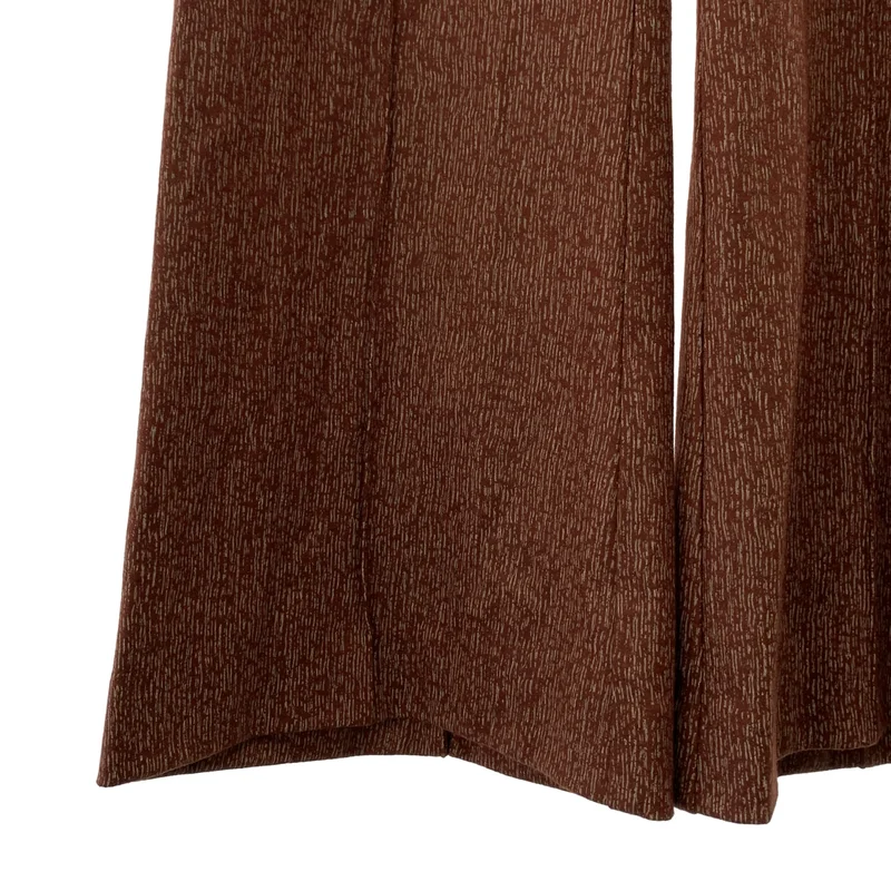 Mame Kurogouchi / マメクロゴウチ | 2023AW | Wool Smooth Flared Trousers ストライプ柄 ウールスムース フレア トラウザー パンツ | 1 | レディース