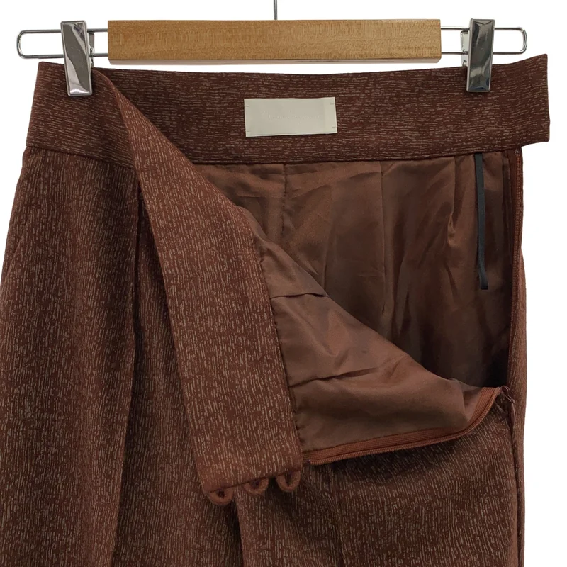 Mame Kurogouchi / マメクロゴウチ | 2023AW | Wool Smooth Flared Trousers ストライプ柄 ウールスムース フレア トラウザー パンツ | 1 | レディース