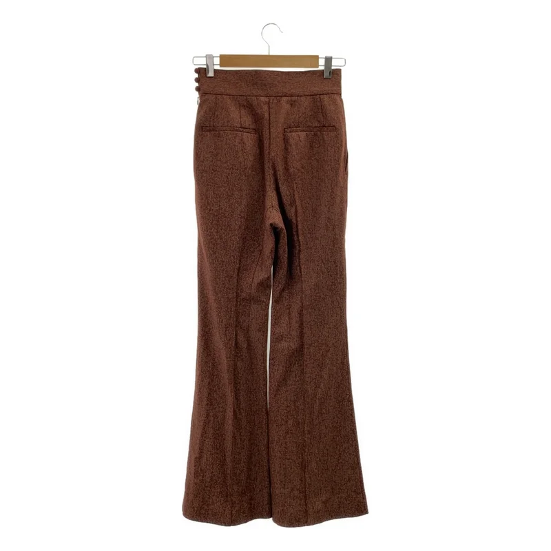 Mame Kurogouchi / マメクロゴウチ | 2023AW | Wool Smooth Flared Trousers ストライプ柄 ウールスムース フレア トラウザー パンツ | 1 | レディース
