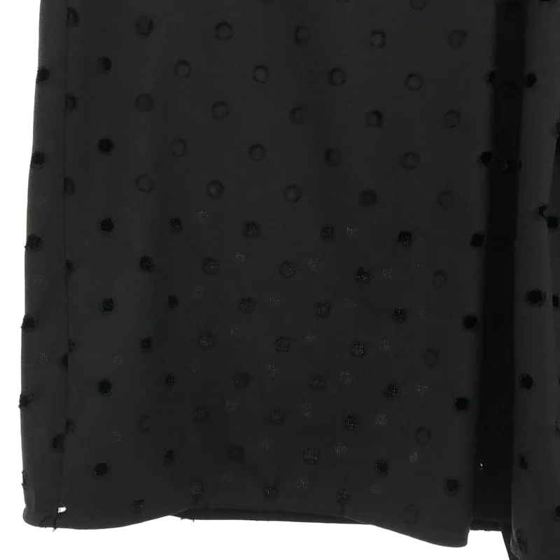 Y's / ワイズヨウジヤマモト | 2023AW | WOOL/POLYESTER GABARDINE PLEATED WRAP SKIRT / ウール混 ドットパンチング プリーツ ラップスカート | 1 | レディース