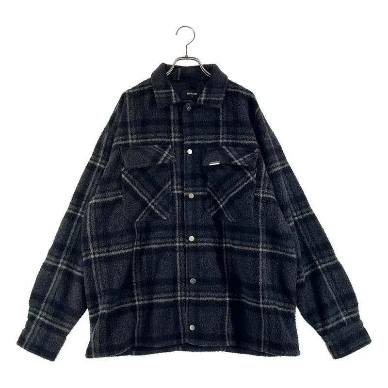 REPRESENT / リプレゼント | OVER SHIRT / ウール混 チェック オーバーシャツ | M | メンズ