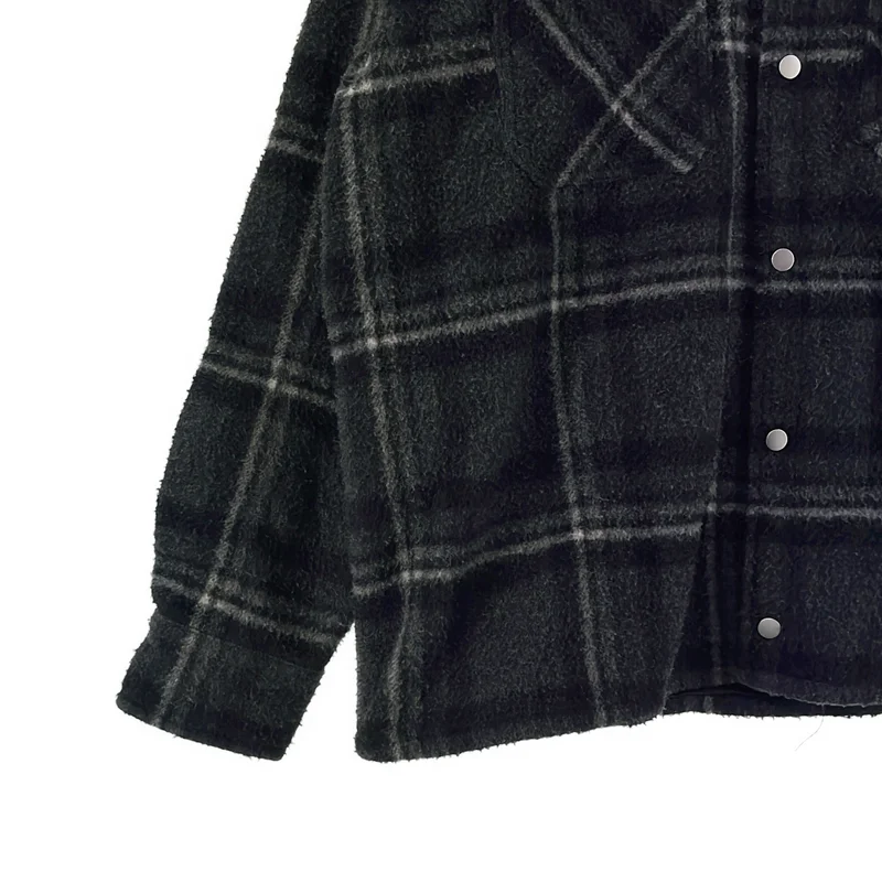 REPRESENT / リプレゼント | OVER SHIRT / ウール混 チェック オーバーシャツ | M | メンズ