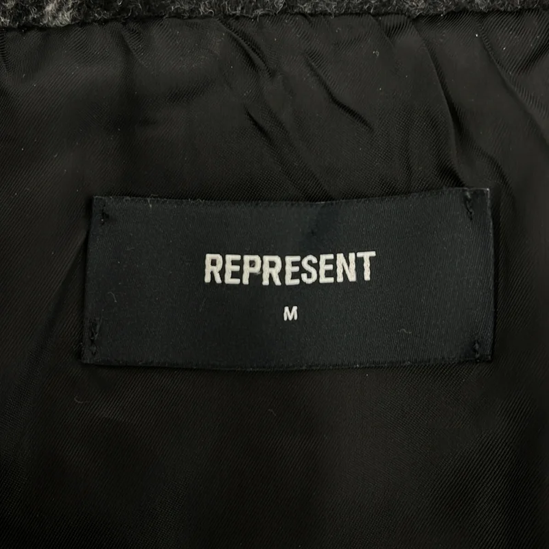 REPRESENT / リプレゼント | OVER SHIRT / ウール混 チェック オーバーシャツ | M | メンズ