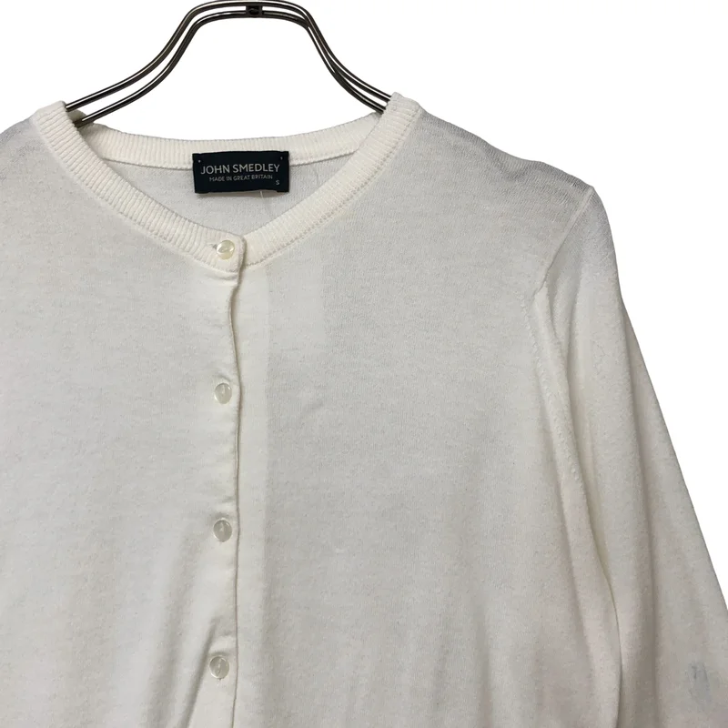 JOHN SMEDLEY / ジョンスメドレー | sea island cotton / シーアイランドコットン ニット カーディガン | S | レディース