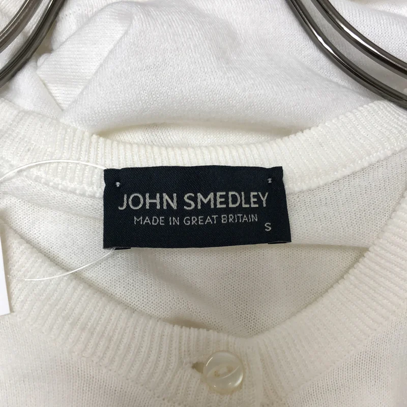 JOHN SMEDLEY / ジョンスメドレー | sea island cotton / シーアイランドコットン ニット カーディガン | S | レディース