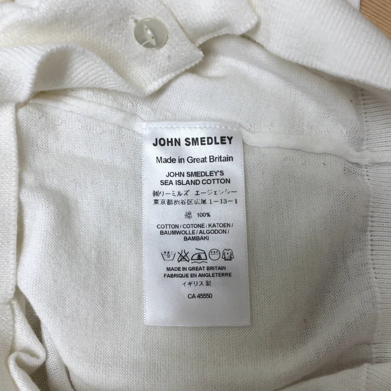 JOHN SMEDLEY / ジョンスメドレー | sea island cotton / シーアイランドコットン ニット カーディガン | S | レディース
