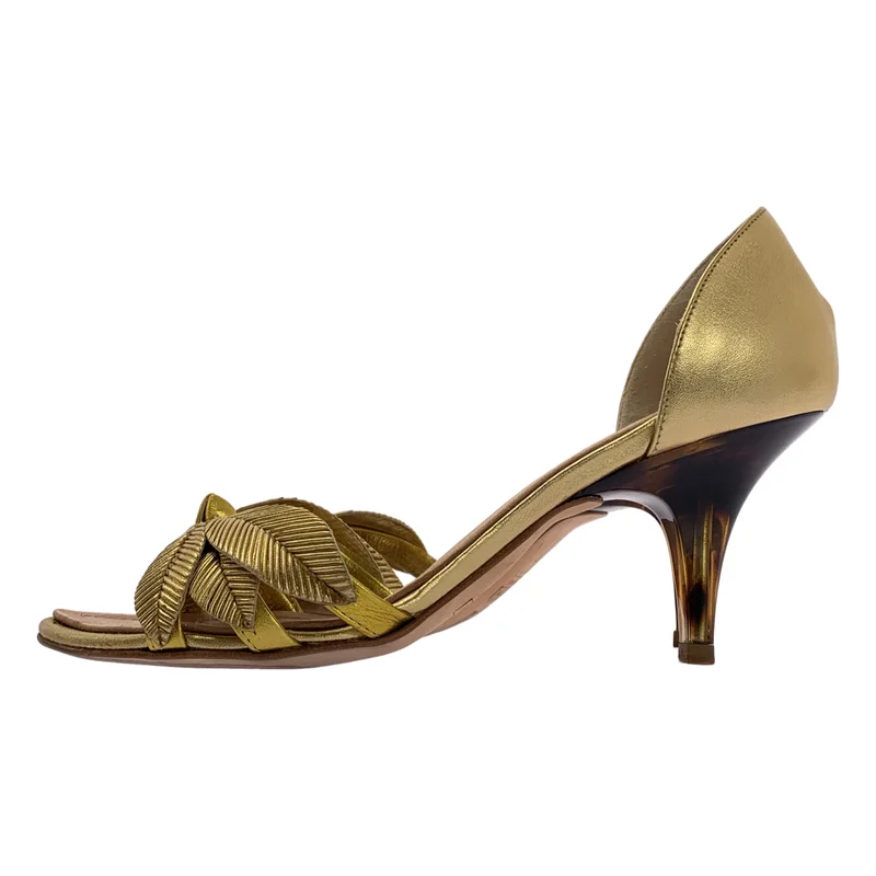 Giuseppe Zanotti / ジュゼッペザノッティ | メタリック ヒール パンプス サンダル | 37 | レディース