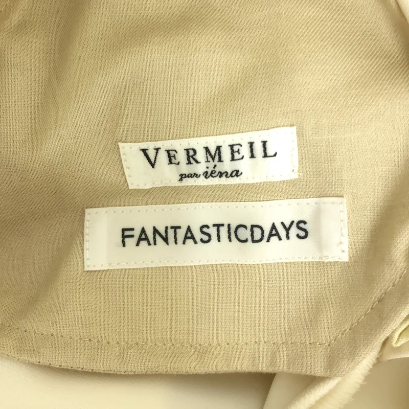VERMEIL par iena / ヴェルメイユパーイエナ | 2026SS | ダブルクロスストレッチパンツ | 38 | レディース