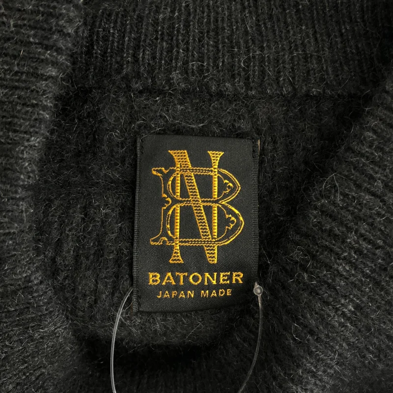 BATONER / バトナー | FINGER HALL BIG MOCK NECK ONE PIECE ニット ワンピース | 1 | レディース