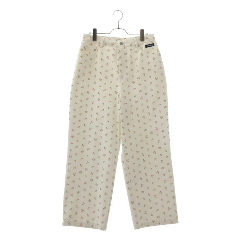 SEA / シー | FLORAL DENIM TROUSERS / フローラル デニムパンツ | 1 |