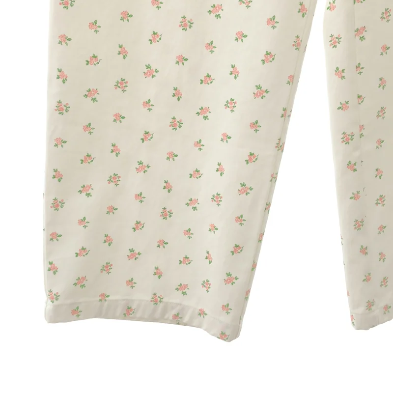 SEA / シー | FLORAL DENIM TROUSERS / フローラル デニムパンツ | 1 |