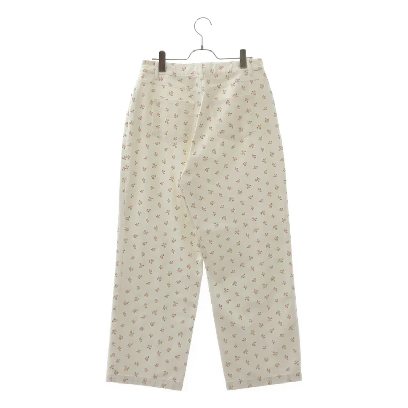SEA / シー | FLORAL DENIM TROUSERS / フローラル デニムパンツ | 1 |