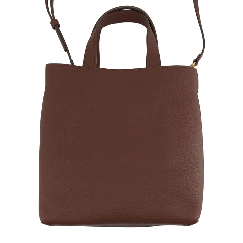 MARNI / マルニ | Shopper Bag / 2way ショルダー付き レザー ロゴ ハンドバッグ | UNI | レディース