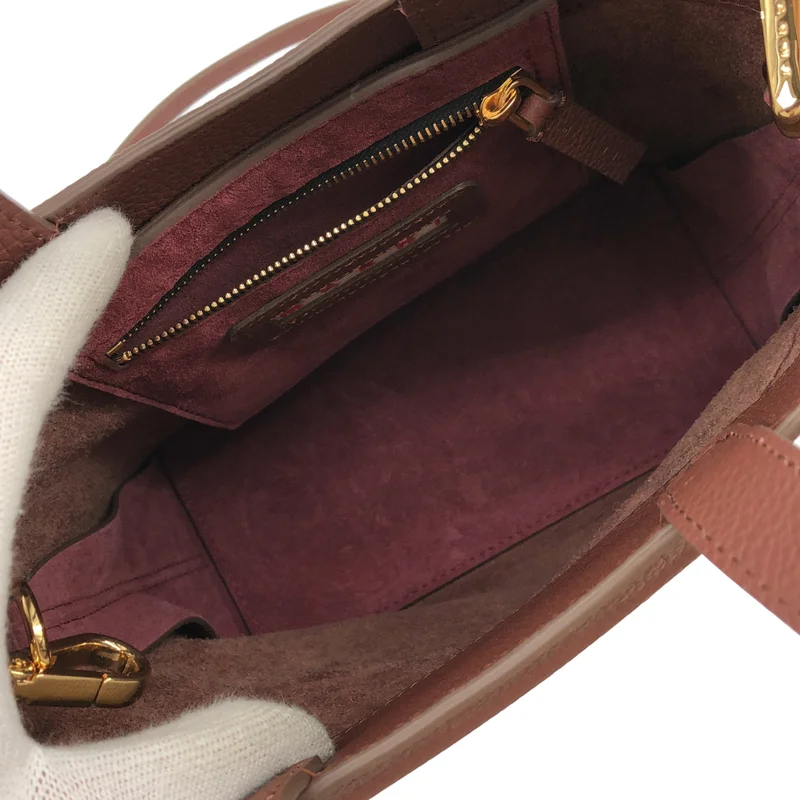 MARNI / マルニ | Shopper Bag / 2way ショルダー付き レザー ロゴ ハンドバッグ | UNI | レディース