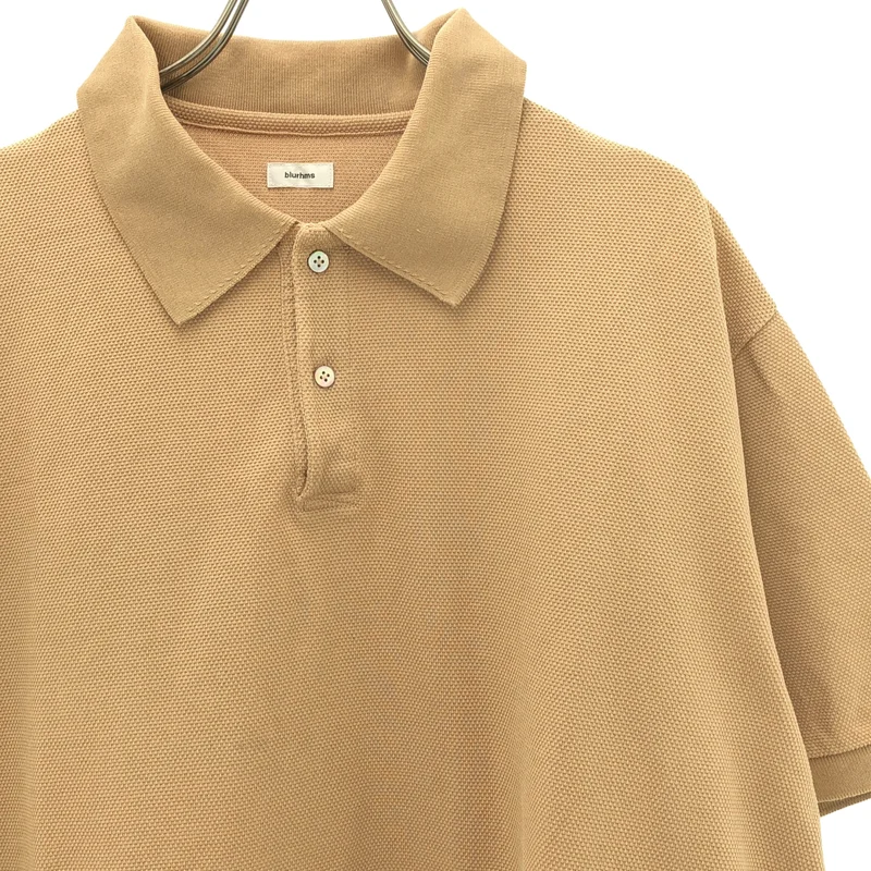 blurhms / ブラームス | Seed Stitch Polo Shirt ポロシャツ_半袖 | 3 | メンズ