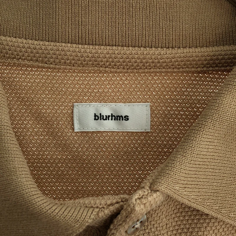 blurhms / ブラームス | Seed Stitch Polo Shirt ポロシャツ_半袖 | 3 | メンズ