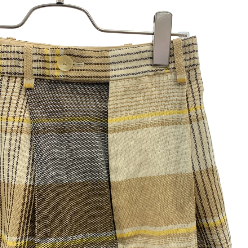 AURALEE / オーラリー | HARD TWIST ORGANIC WOOL MESH CHECK SLACKS チェック スラックス パンツ | 1 | レディース