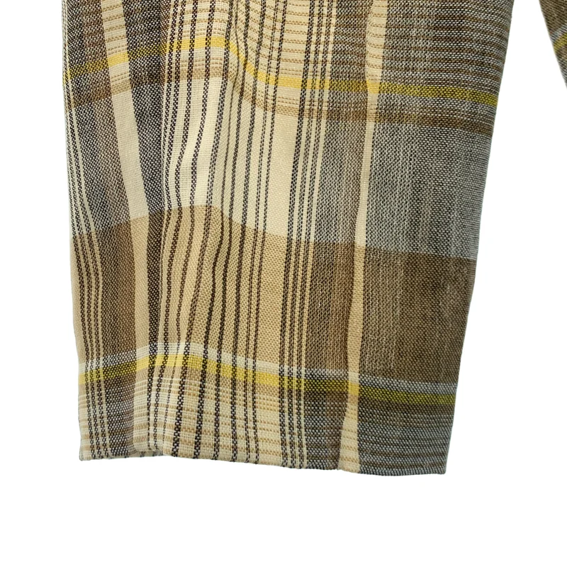AURALEE / オーラリー | HARD TWIST ORGANIC WOOL MESH CHECK SLACKS チェック スラックス パンツ | 1 | レディース