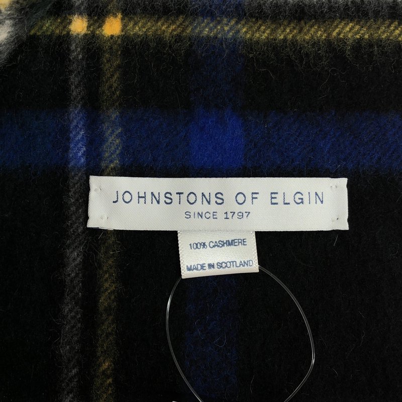 JOHNSTONS OF ELGIN / ジョンストンズオブエルガン | カシミヤ チェック マフラー |