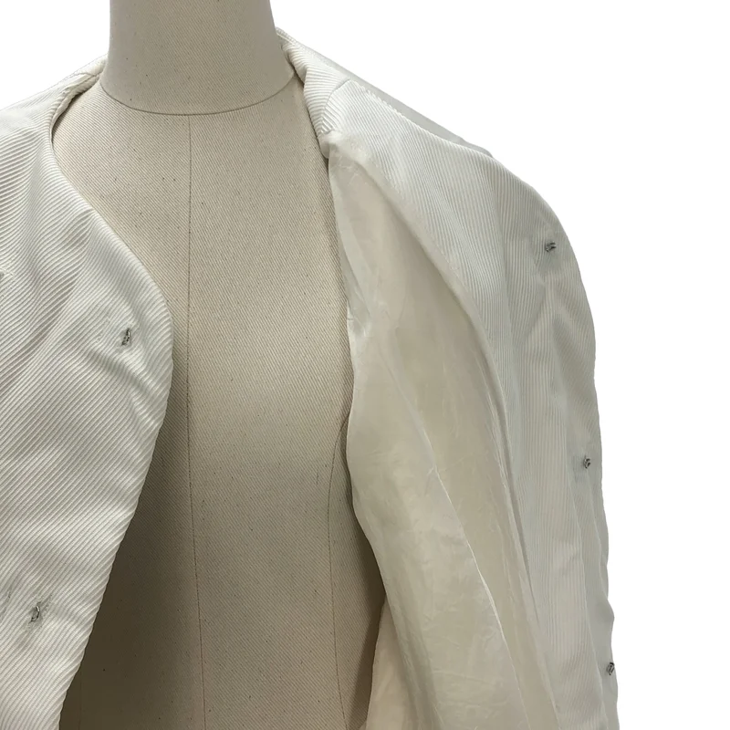 COMME des GARCONS / コムデギャルソン | 2026SS | アシンメトリー ノーカラー ロングジャケット | S | レディース