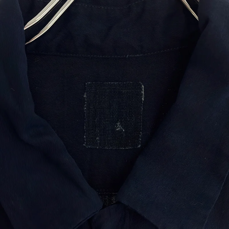 visvim / ビズビム | 2020SS | FREE EDGE SHIRT / インディゴ染め ステンシル プリント オープンカラー レーヨンシャツ | 3 | メンズ