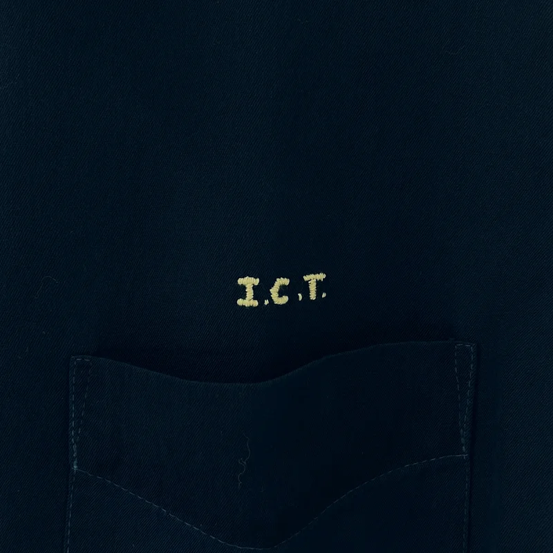 visvim / ビズビム | 2020SS | FREE EDGE SHIRT / インディゴ染め ステンシル プリント オープンカラー レーヨンシャツ | 3 | メンズ