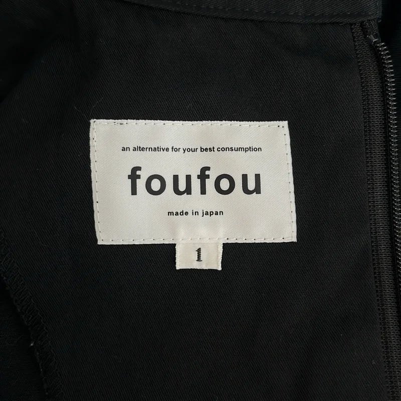 foufou / フーフー | THE DRESS #37 black sheer dress ブラックシアー