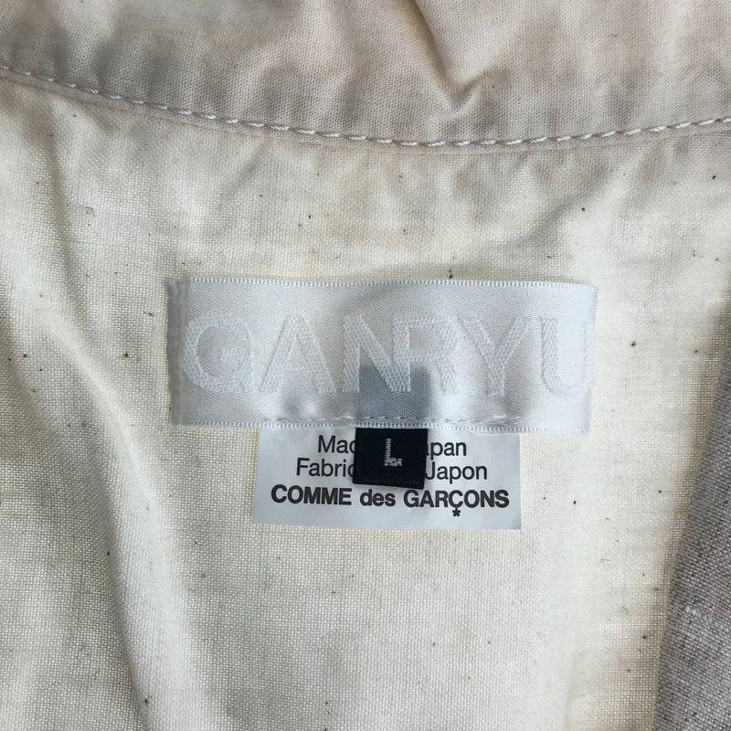 GANRYU / ガンリュウ | 2015SS | コットン リネン ベスト ジレ | L | メンズ