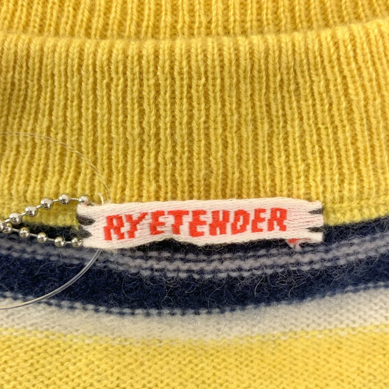 RYE TENDER / ライテンダー | cashmere 100％ / カシミヤ マルチボーダー ニット セーター | 1 | レディース