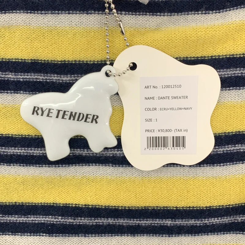 RYE TENDER / ライテンダー | cashmere 100％ / カシミヤ マルチボーダー ニット セーター | 1 | レディース