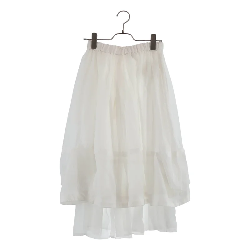 COMME des GARCONS COMME des GARCONS / コムコム | 2021SS | ポリエステル シアーレイヤード ドローストリング スカート | XS | レディース