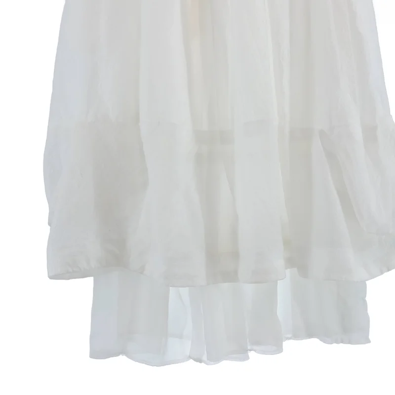 COMME des GARCONS COMME des GARCONS / コムコム | 2021SS | ポリエステル シアーレイヤード ドローストリング スカート | XS | レディース